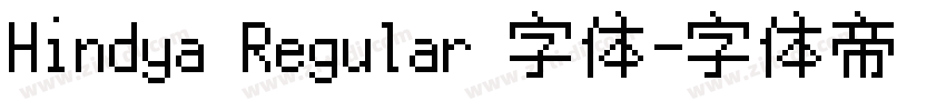 Hindya Regular 字体字体转换